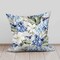 Pillow Covers Colorful Watercolor Blue Hydrangea Hibiscus Iris Leaf and Bird Spring Flowers Pattern 18X18 Inch Set of 2,Standard Square Cushion Throw Cover for Couch Bedroom Living